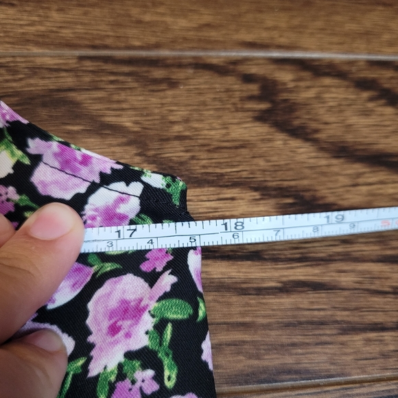 Zara NEW Purple Floral Pattern Sleeveless Causal Thick Straps Lightweight Top - Picture 16 of 16